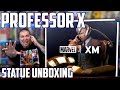 Professeur x statue  lchelle 14 dballage et examen  xmen  studios xm