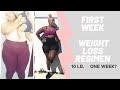 Weight Loss Journey | Beginners Diet &amp; Food Plan | Losing Weight VLOG | WEEK ONE