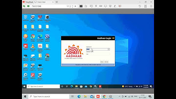 Aadhar software version 129-4 changed from 129-3 on anydesk successfully.all functions checked.