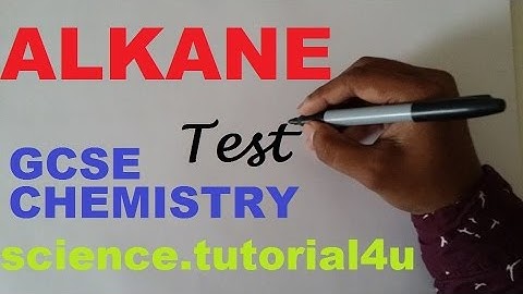 ALKANES. TEST and REVISION
