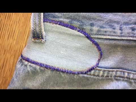 Video: Hvordan Reparere Et Hull I Jeans