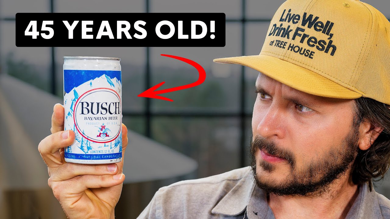 Drinking a 45 Year Old Can of Busch Beer - Is it awful? 