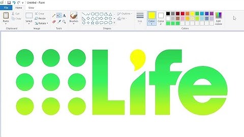 How to draw the 9Life logo using MS Paint | How to draw on your computer