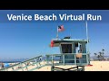 Venice to Santa Monica Beach Virtual Run | Running Videos For Treadmill #virtualrun