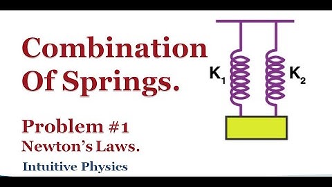 Combination of Springs - Problem #1 - Newton