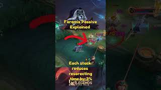 How Faramis Passive Works #mlbbguide #mlbbshorts #mlbb