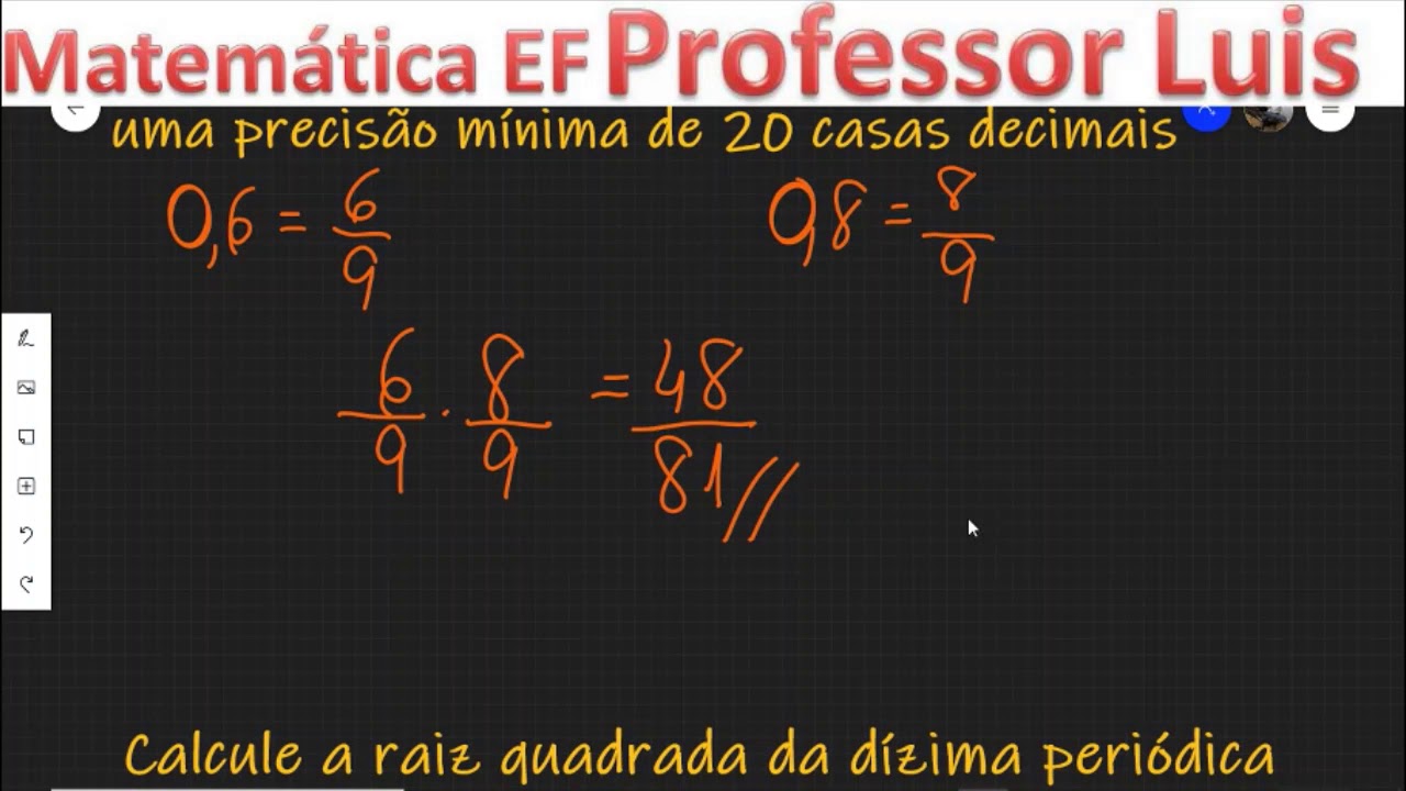 Como Transformar Dizima Periodica Em Fração Geratriz