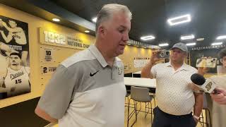 Purdue Men’s Basketball Coach Matt Painter Summer Practice Full Interview