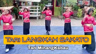 Tari LANGKAH SAKATO ~ Tari Kreasi MinangKabau #tariminang