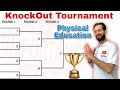 Knockout fixture class 12  knockout tournament class 12  management of sporting events class 12