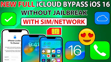 🤯😍NEW iCloud Bypass iOS 16/15 + SIM Unlock iCloud Activation Locked to Owner iPhone/iPad iRemoveTool