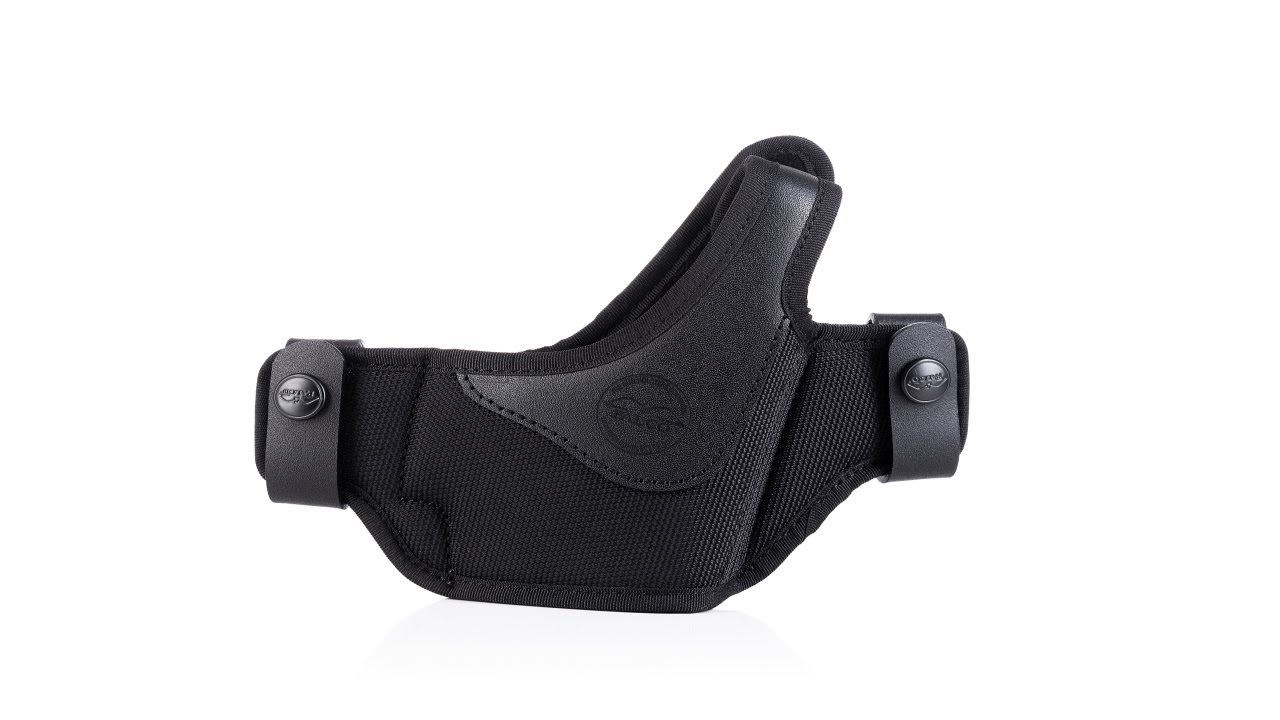 Product video Easy on Open Barrel OWB Nylon Holster with Thumb Break