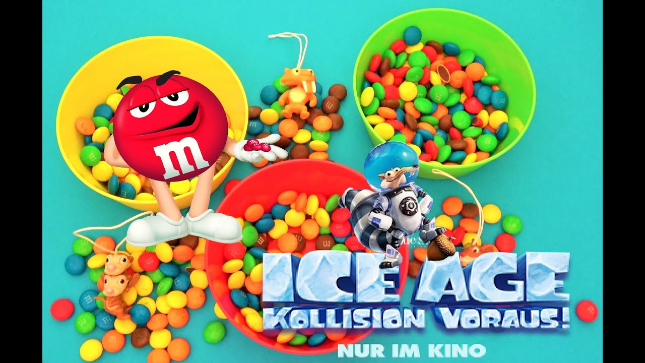 M&M's Surprise Toys Hide & Seek - Toys Ice Ace 5 -  Fun Video for babies, kids, families