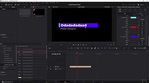 TUTORIAL | Smooth Lower Thirds: Davinci Resolve template
