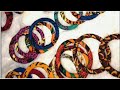 DIY Ankara bangles with rope or wire