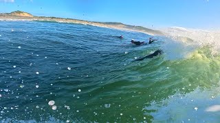 5 Kooks Surf a Fun Beach Break ! Sunrise Surf