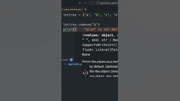 Différences remove et pop en Python