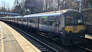 Scotrail Class 320+318 Departing Cambuslang