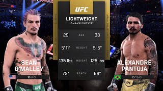 Sean O'Malley vs Alexandre Pantoja FULL FIGHT | UFC 5 AI Simulation