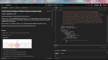 [ LeetCode ] Find the Number of Distinct Colors Among the Balls | Python