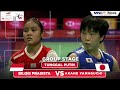 INA Vs JPN - Tunggal Putri : PRASISTA VS YAMAGUCHI | UBER CUP 2022