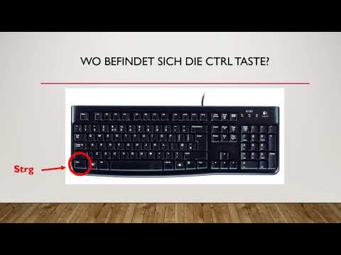 Video: Wie kann man mit der Tastatur auf einem Computer ausschneiden und einfügen?