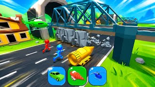 Shape-Shifting: Race 3D - Levels 4 to 15 Walkthrough - Android & iOS Gameplay