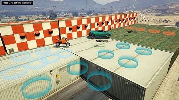 GTA 5 Content Creator Place Team Start and Spawn Points and Vehicles on Platforms
