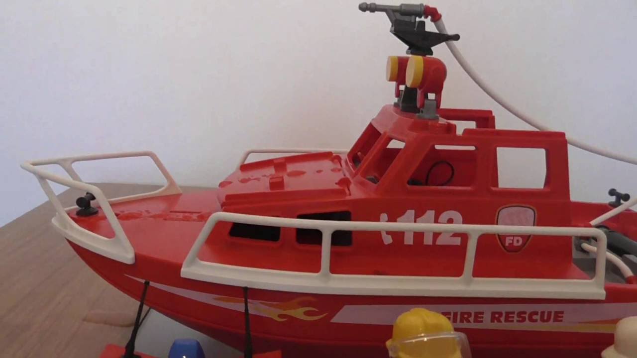  Playmobil Fire Rescue with Personal Watercraft : Toys & Games