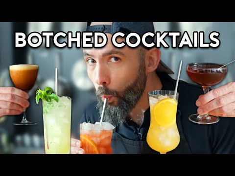 The Wrong vs. Right Way to Make Cocktails  Botched by Babish