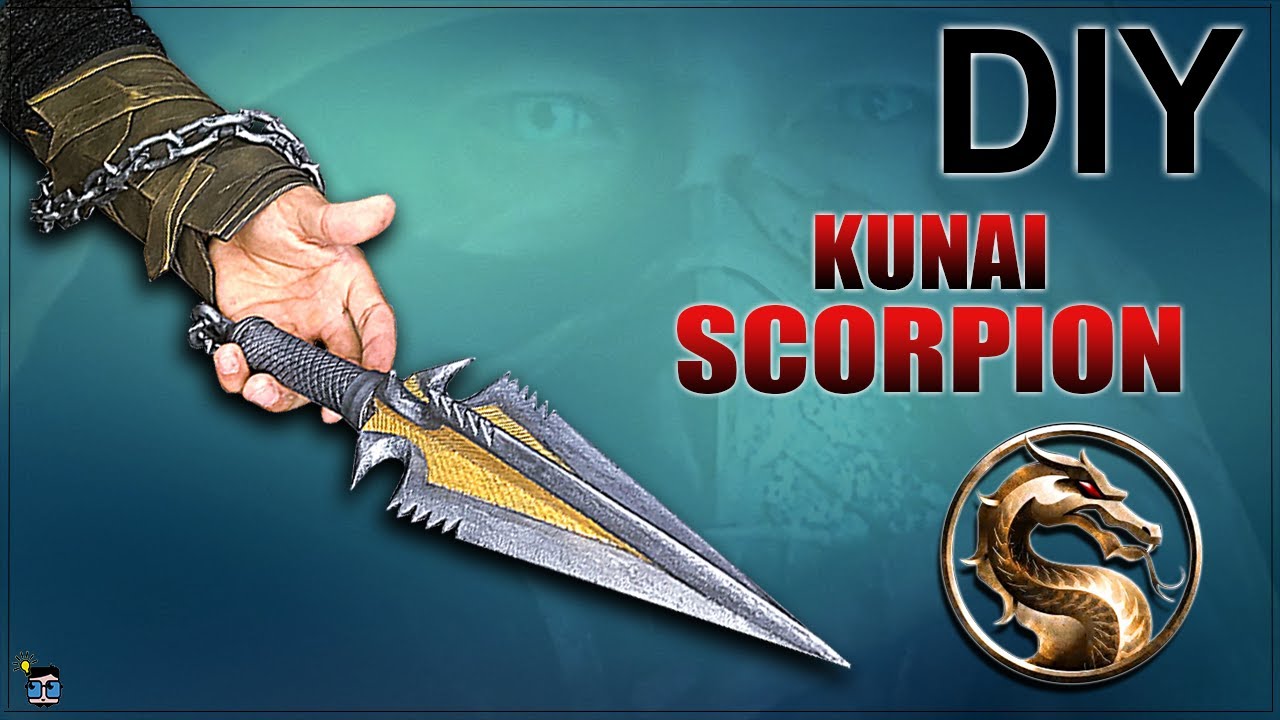 COMO FAZER A KUNAI DO SCORPION - DIY MORTAL KOMBAT FILME 2021