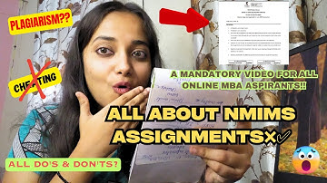 Everything about NMIMS ONLINE MBA ASSIGNMENTS Explained✅| DO