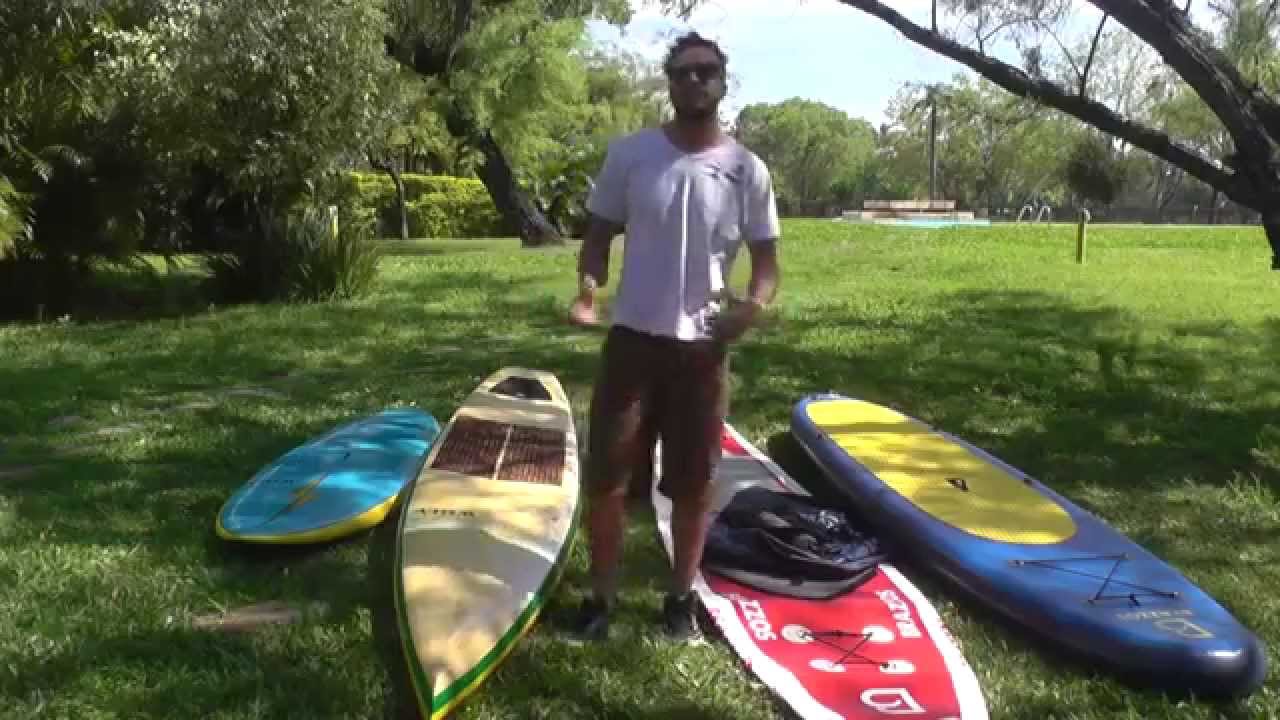 Prancha de Stand up paddle Inflável ou Rígida? Andre Torelly Sup Dicas #1 -  YouTube