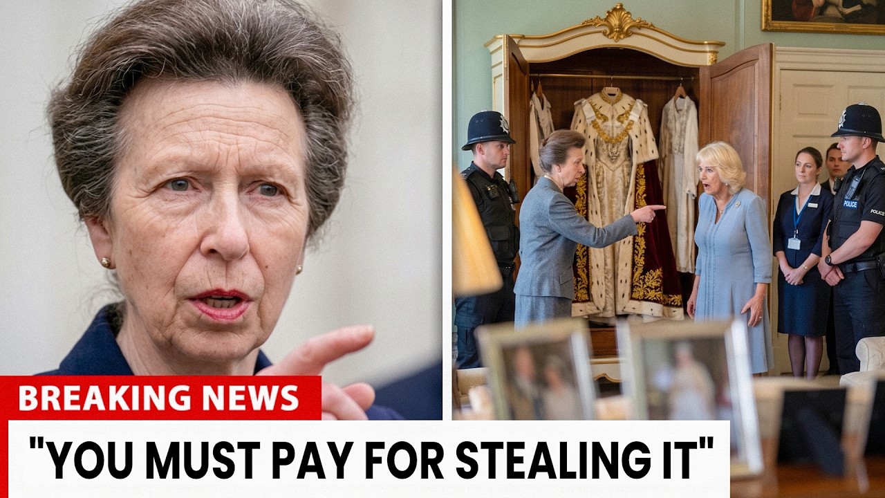 The Late Queen’s CORONATION Robe FOUND In Camilla’s Wardrobe After Anne’s SHOCKING Move!