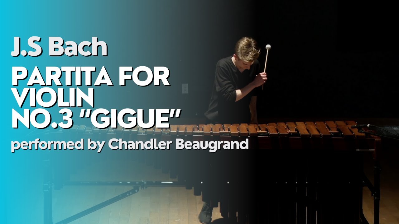J.S Bach - Violin Partita No. 3 "Gigue"