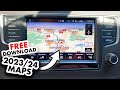 Free 2023/2024 maps update for VW Seat Skoda