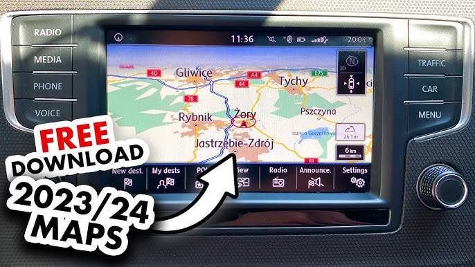 Guide d'achat : Comment faire la mise à jour du GPS Volkswagen avec une  carte SD ?