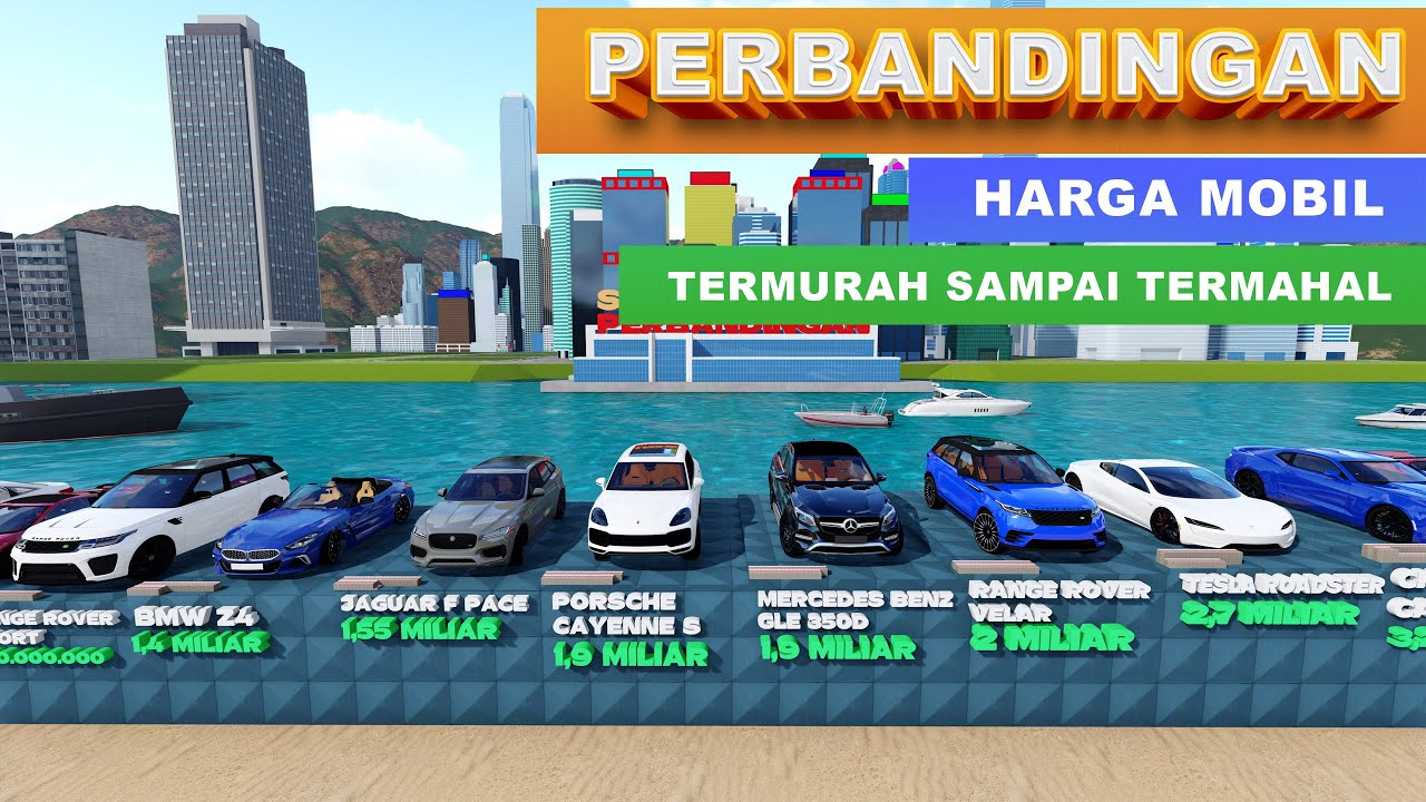 Perbandingan Harga  Mobil  Termurah  Sampai Termahal 