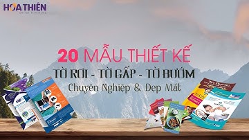 20 Mẫu Thiết Kế Tờ Rơi, Tờ Gấp 3, Tờ Bướm ✅ Kích thước A3, A4, A5