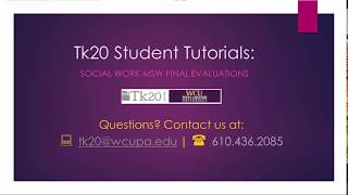 MSW Student Final Field Evaluations