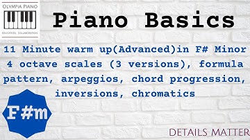 11 MINUTES To Master The Essential Advanced Piano Skills in the Challenging Key of F# minor