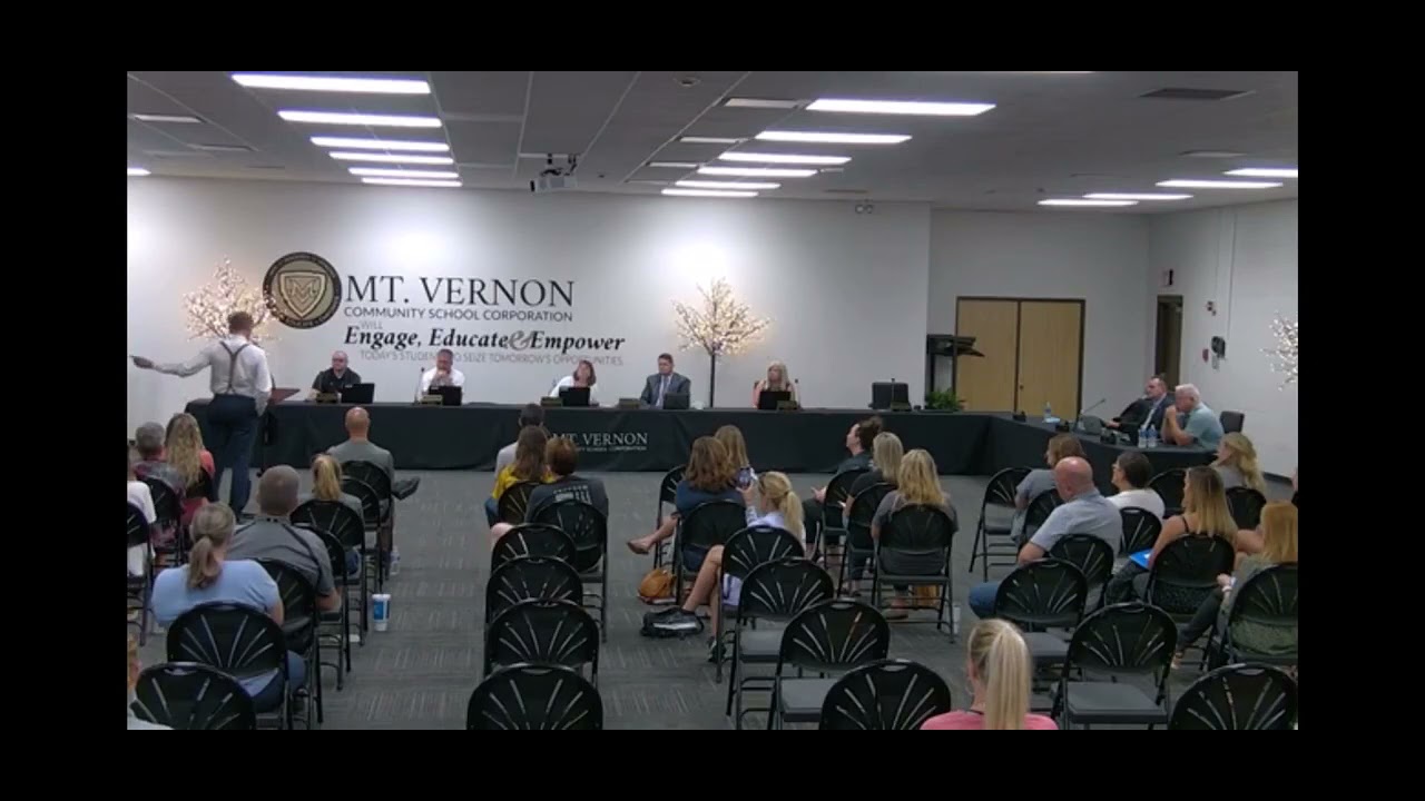 Mt Vernon School Board Meeting Dr Dan Stock MD YouTube