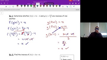 5 3 Inverse Functions   Algebra 2 Trigonometry