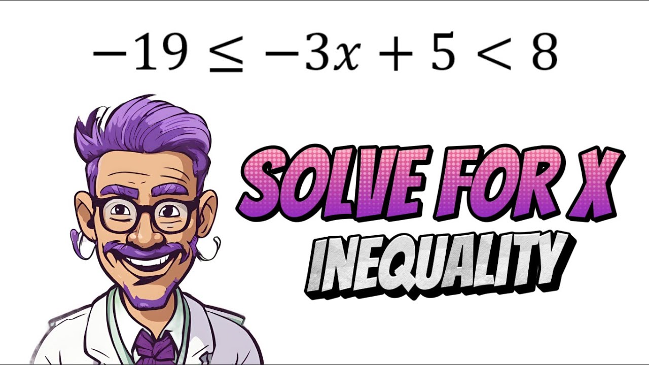 How to solve for x in a compound inequality (Grade 10 Math)