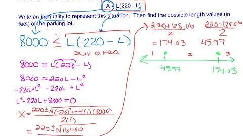 Alg2 C3V29 - I can solve quadratic inequality word problems