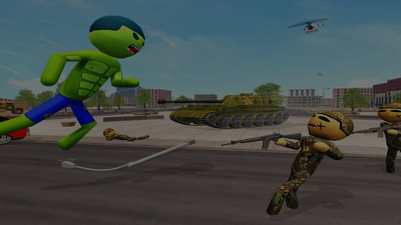 stickman incredible monster hero city rampage gameplay