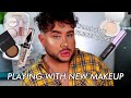 EVERY DAY MAKEUP ROUTINE *TRYING SO MANY NEW PRODUCTS* | ALLAN CRAIG