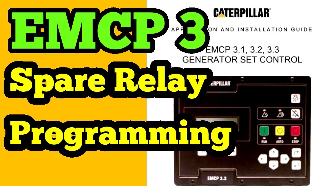 How to Configure Spare Relay in Caterpillar EMCP ? EMCP 3 relay