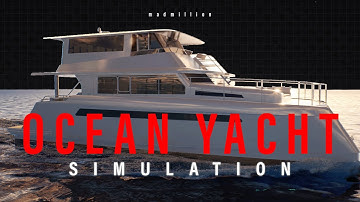 Ocean simulation with yacht (Unreal Engine5)