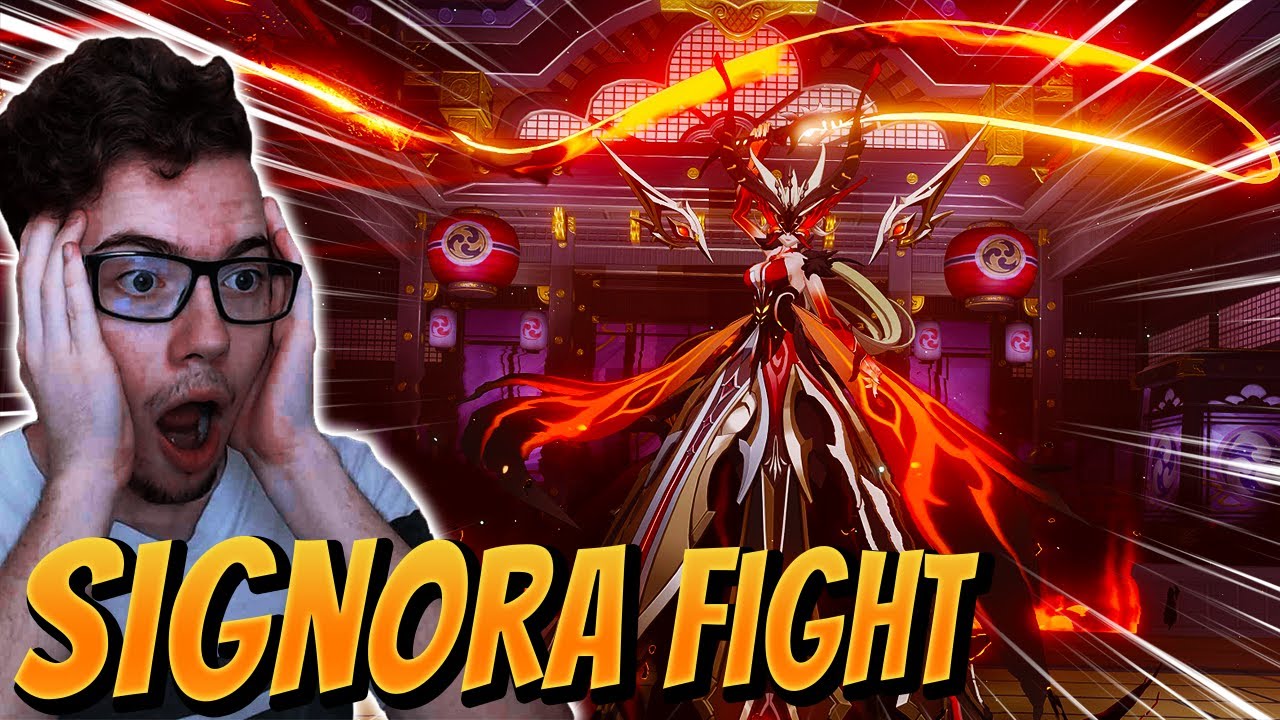 I Finally got REVENGE | Signora Boss Fight and END SHOCK! (Genshin ...